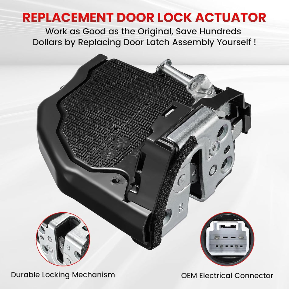 SYRAEL 931-404 Power Door Lock Actuator Latch Compatible with Toyota Camry Corolla RAV4 4Runner Highlander Prius C V Venza, Compatible with Lexus ES300h ES350 GS F Turbo GS200t GS350 GS450h GX460