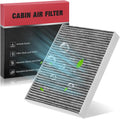 BDFHYK 1PC CF11902 Cabin Air Filter with Activated Carbon for Porsche Cayenne 2003-2006/2008-2018, VW Touareg 2004-2017 3.0L-4.2L V6/V8