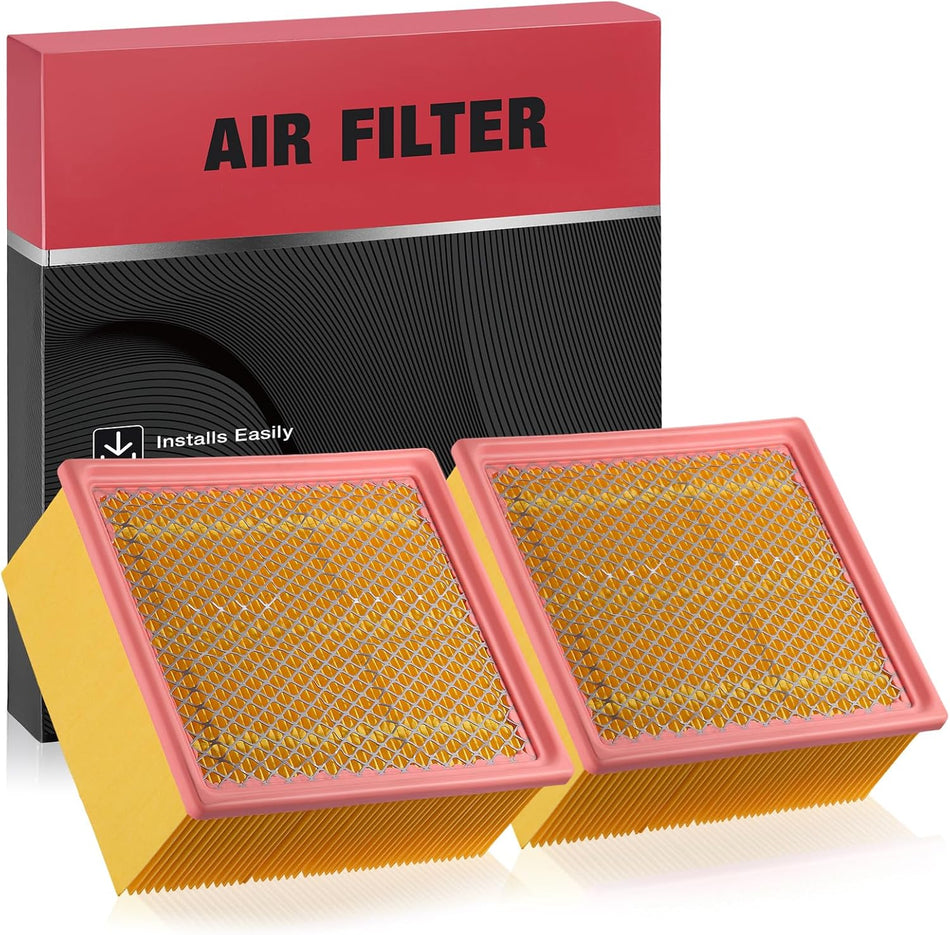 BDFHYK 2PC CA10261 Engine Air Filters Compatible with Ram 2011-2022 2500/4500/5500, 2011-2023 3500, Compatible with Dodge 2007-2010 Ram 2500/Ram 3500, 2008-2010 Ram 4500/Ram 5500