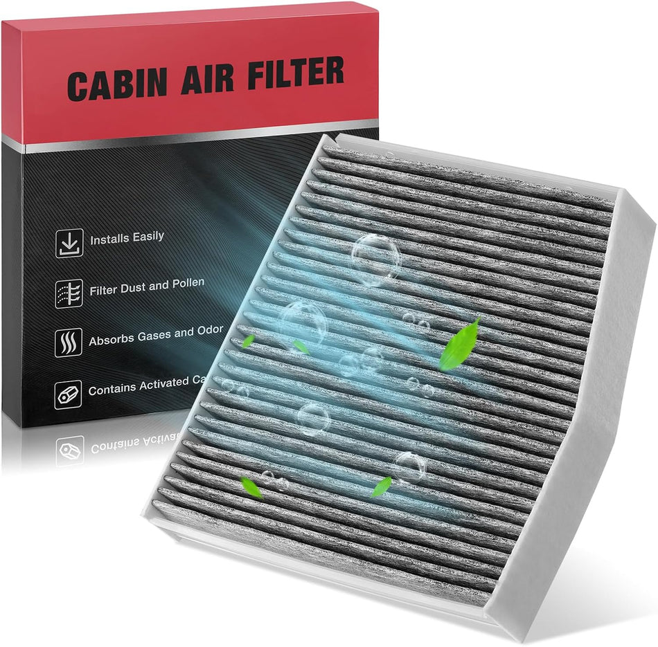 BDFHYK 1PC WP10130 Cabin Air Filter with Activated Carbon Compatible with Mercedes-Benz CLA250 GLB250 CLA200, CLA35 AMG CLA45 AMG, A180 200 250, B Electric Drive,B250e, Compatible with INFINITI QX30