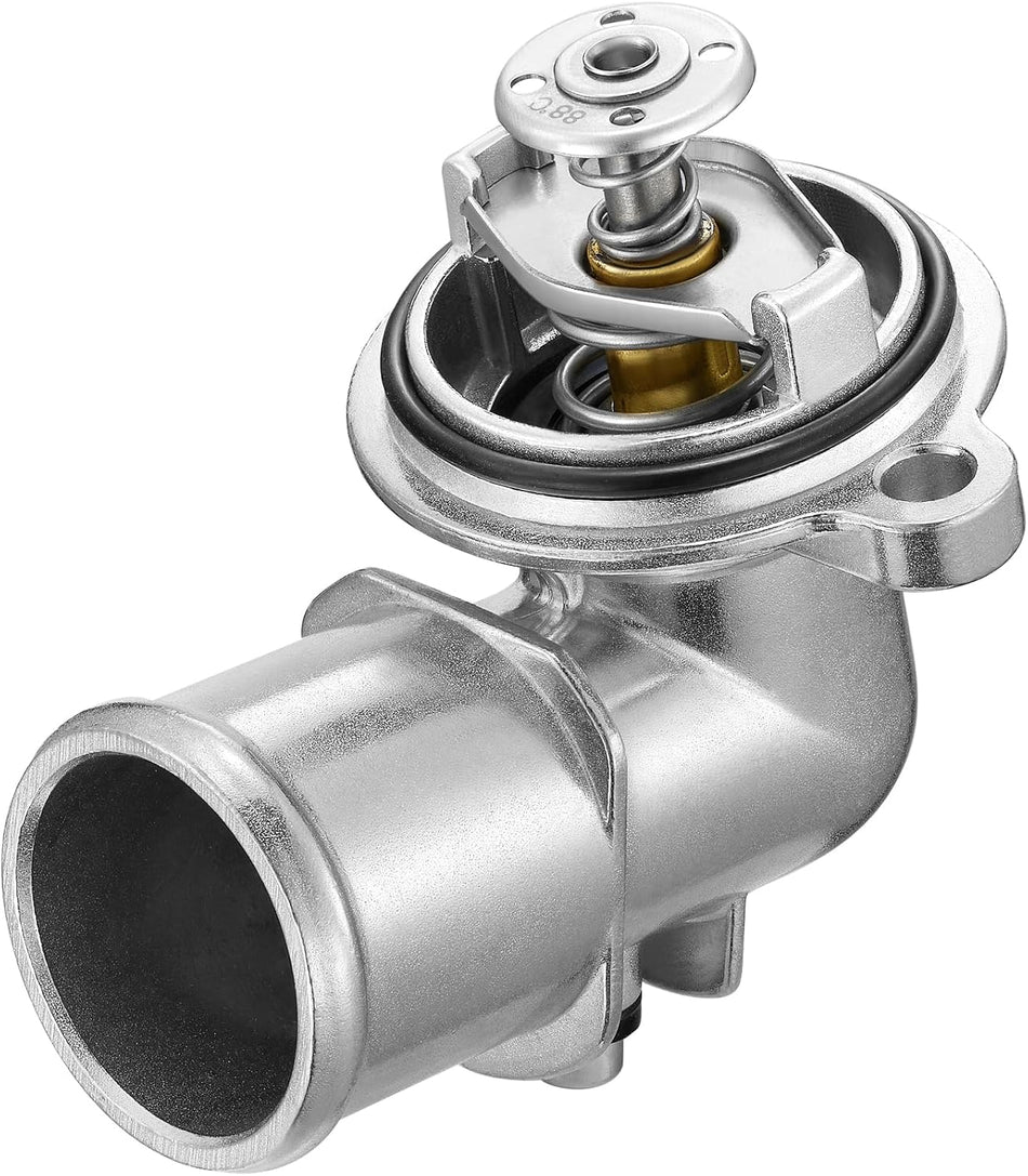 BDFHYK 902-3040 Upgrade Aluminium Coolant Thermostat Housing Assembly Compatible with 14-22 Ram 1500,Compatible with Jeep 21-22 Gladiator, 14-21 Grand Cherokee, 20-22 Wrangler 3.0L Replace 68253514AA