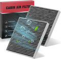 BDFHYK CF10374 Cabin Air Filters with Activated Carbon for Toyota Tacoma 2005-2022, Dodge Dart 2013-2016, 87139-YZZ09, 2 Pack