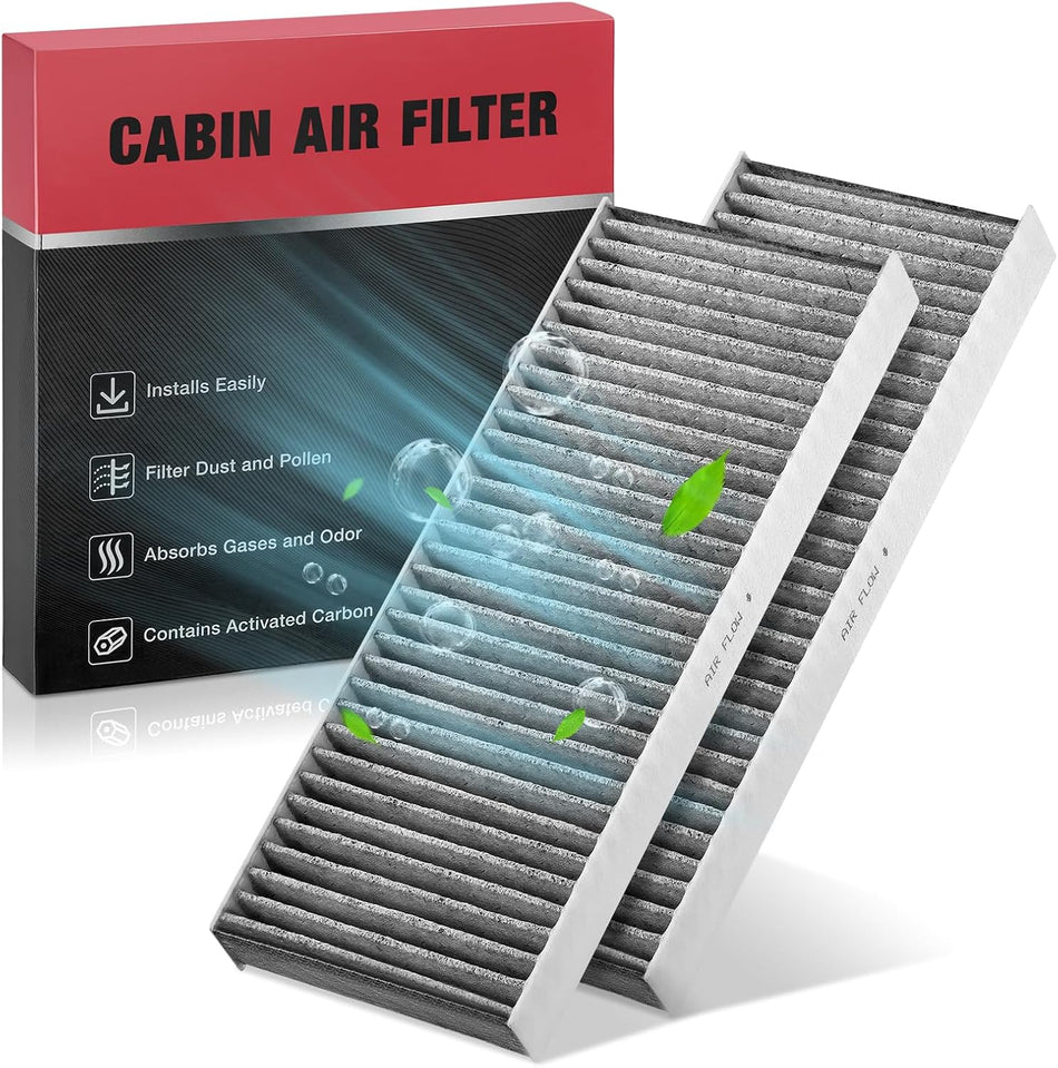BDFHYK CF10553 Cabin Air Filter w/Activated Carbon Replacement for Nissan Pathfinder, NV1500, Xterra, NV2500, Frontier, NV3500, Suzuki Equator