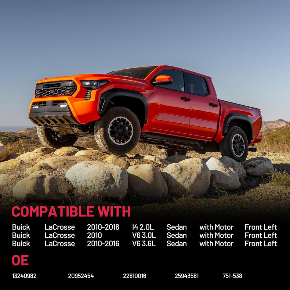 Buick LaCrosse Front Left Power Window Regulator Assembly (751-538) 2010-2016