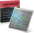 BDFHYK CF10547 Cabin Air Filter with Activated Carbon for Mazda CX-9 2007-2015, Lincoln MKX 2007-2018, Ford Edge 2007-2014, 2 Pack
