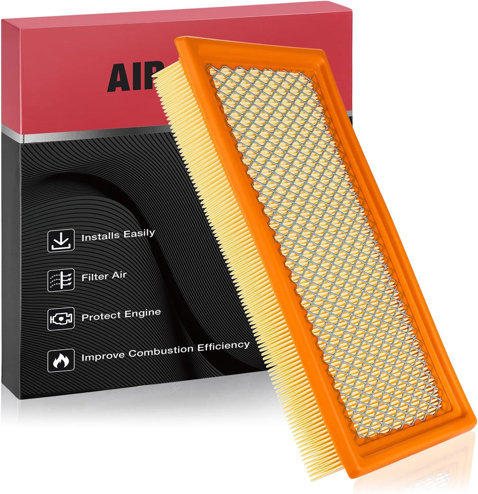 BDFHYK CA10242 Engine Air Filter Compatible with Ford & Lincoln & Mazda & Mercury - Edge(07-14), Explorer(11-23), Flex(09-19), Fusion, Taurus, Aviator, MKS, MKX, MKZ, 6, CX-9, Sable