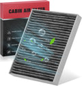 BDFHYK Cabin Air Filter with Activated Carbon for Ford Explorer 2011-2019, Flex 2009-2019, Taurus 2015-2019, Lincoln MKT/MKS 2010-2019, CF11176