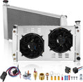 3-Row Radiator for Chevy C1500 K1500 C2500 K2500 1988-1999, GMC Suburban 1992-1995, Replace CU622 8010622, 44mm Core BDFHYK