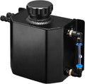 Universal Coolant Reservoir Tank 1L Aluminum Radiator Overflow Expansion Tank Catch Can Black | BDFHYK
