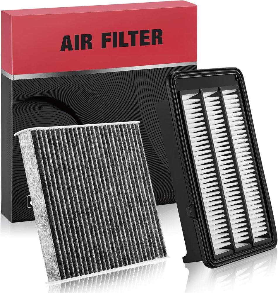 BDFHYK 2 PCS CA12050 Engine Air Filter and CF11182 Cabin Air Filter Compatible with Honda Civic 2016-2021 1.5L 2.0L, CR-V 2017-2023 1.5L