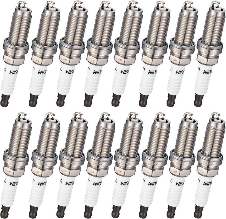 BDFHYK 4024123628 Iridium Spark Plugs Compatible with Ram 1500 2011-2021 Big Horn Crew Cab Pickup 4-Door 5.7L V8 GAS OHV Naturally Aspirated Set of 16