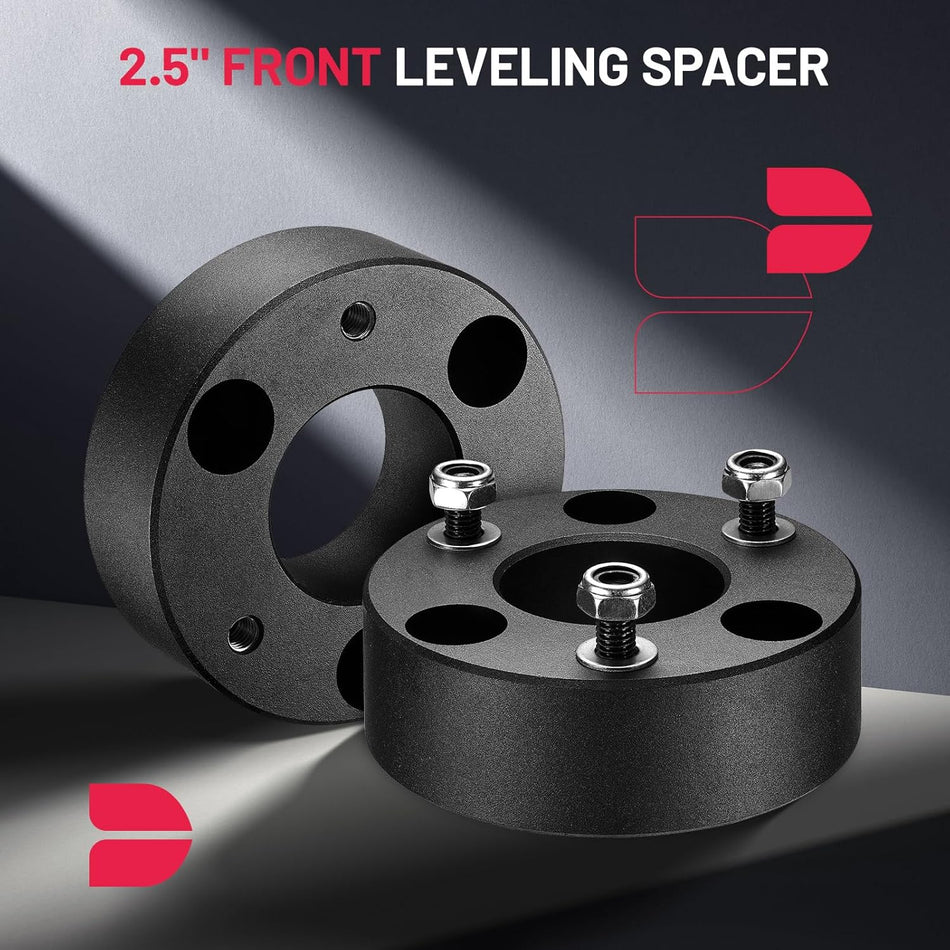 BDFHYK 2.5inch Front & 1.5inch Rear Leveling Lift Kit for Dodge Ram 1500 2009-2020 V6