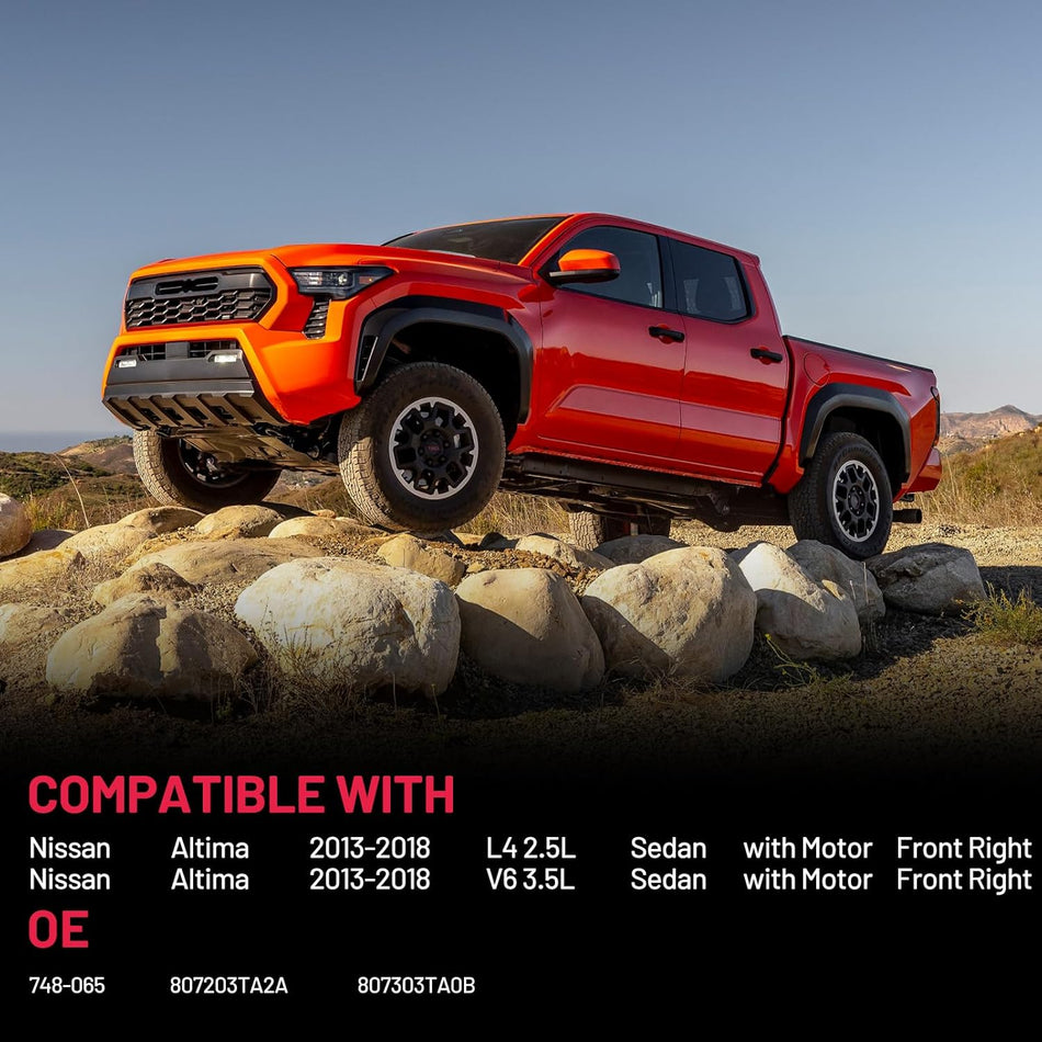 748-065 Power Window Regulator with Motor Front Right Compatible with Nissan Altima 2013-2018