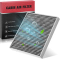 BDFHYK CF11643 Cabin Air Filter with Activated Carbon for Audi A3/RS3/S3/Q3/TT/TTS, VW Atlas/Golf R/Jetta/SportWagen