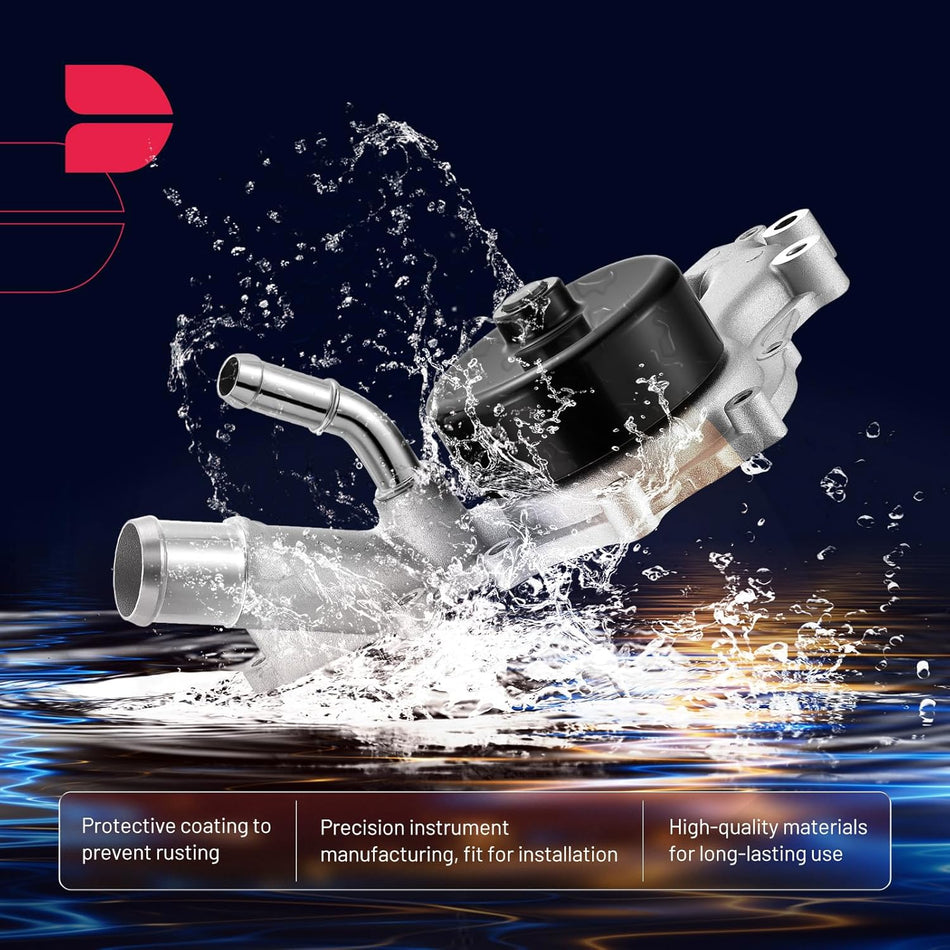 BDFHYK AW6169 Automotive Water Pump for 3.6L V6 Engine Compatible with Chrysler 200 300, Jeep Grand Cherokee, Dodge Avenger Challenger Durango Grand Caravan, Ram 1500 Classic, C/V, Promaster 1500