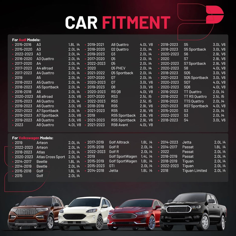 BDFHYK Ignition Coil Packs Compatible with A3 A4 A5 A6 A6 A7 A8 Quattro allroad Sportback Q2 Q3 Q5 Q7 Q8 RS3 RS5, Arteon Atlas Beetle Golf GTI Jetta Passat,Coil for UF716 06J905110C Set of 6