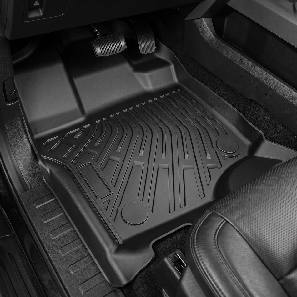 2015-2025 Ford F-150, 2017-2025 F-250 F-350 F-450 Floor Mats, SuperCrew, Without Fold Flat Storage | BDFHYK