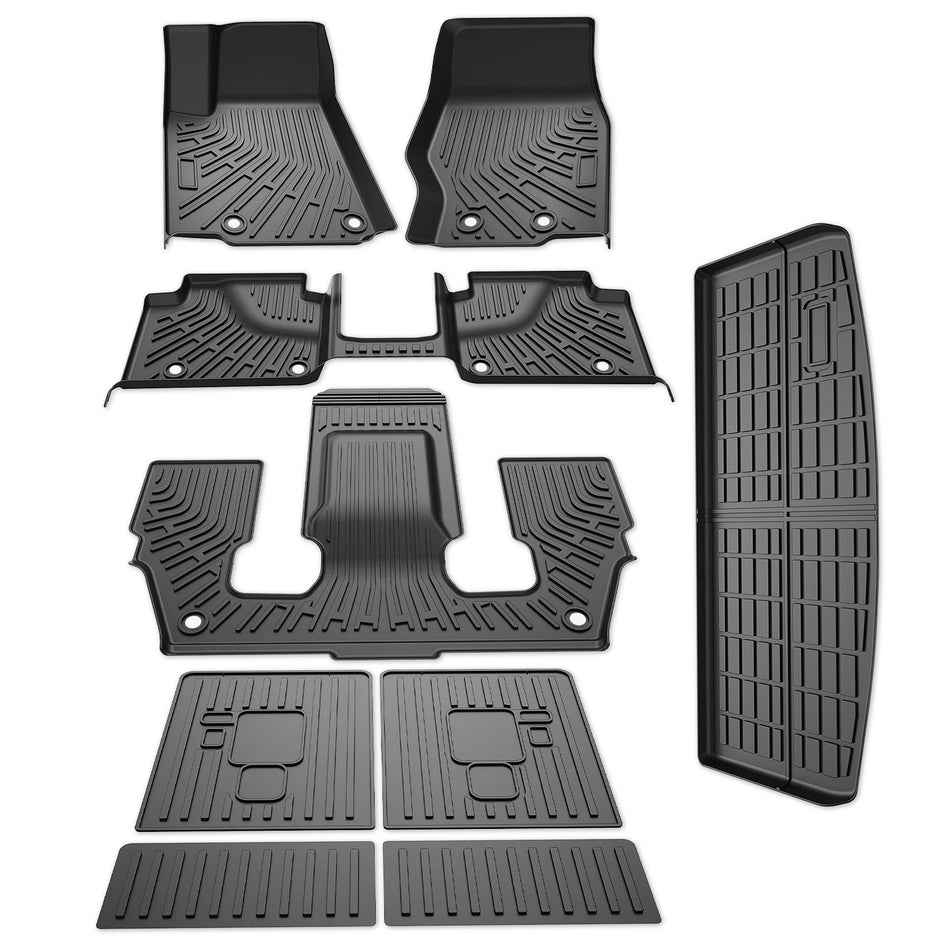 2021-2026 Jeep Grand Cherokee L 6-Seat Floor Mats & Cargo Liner | BDFHYK