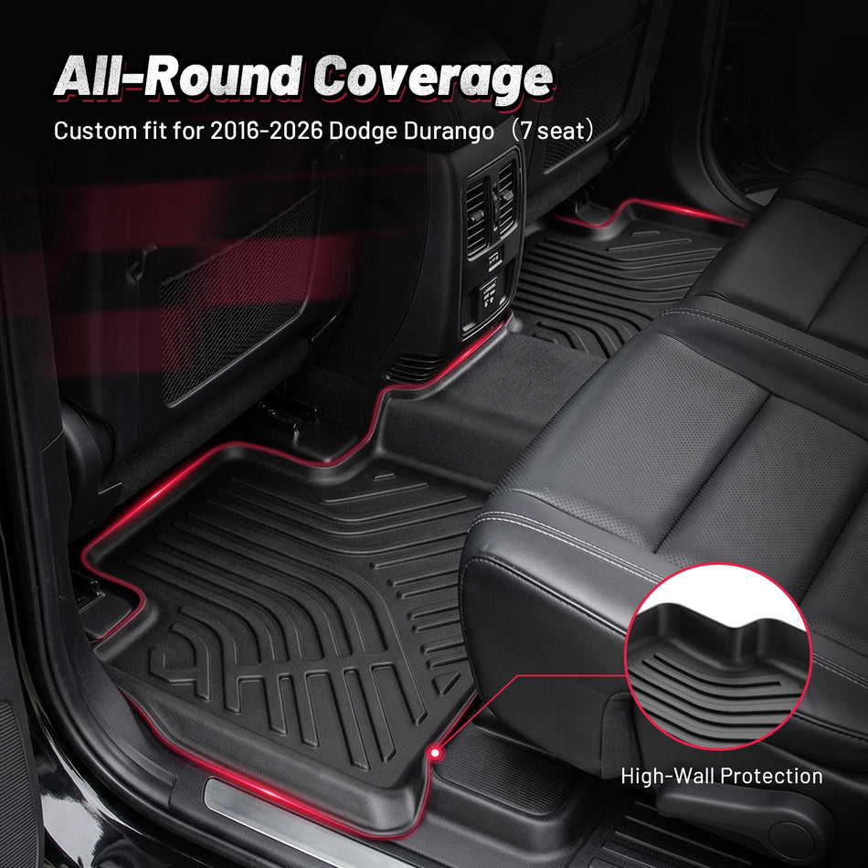 2016-2026 Dodge Durango 7-Seat Floor Mats & Cargo Liner | BDFHYK