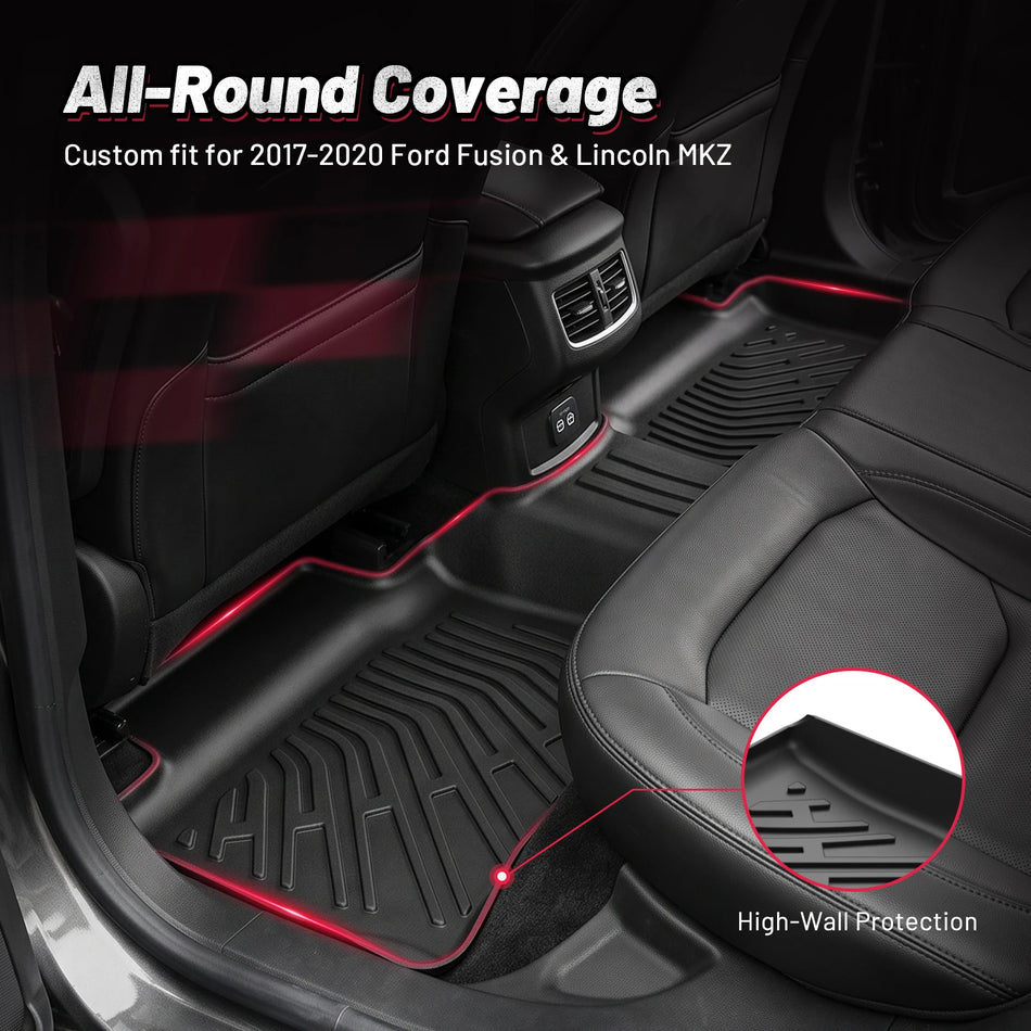 2017-2020 Ford Fusion & Lincoln MKZ Floor Mats | BDFHYK