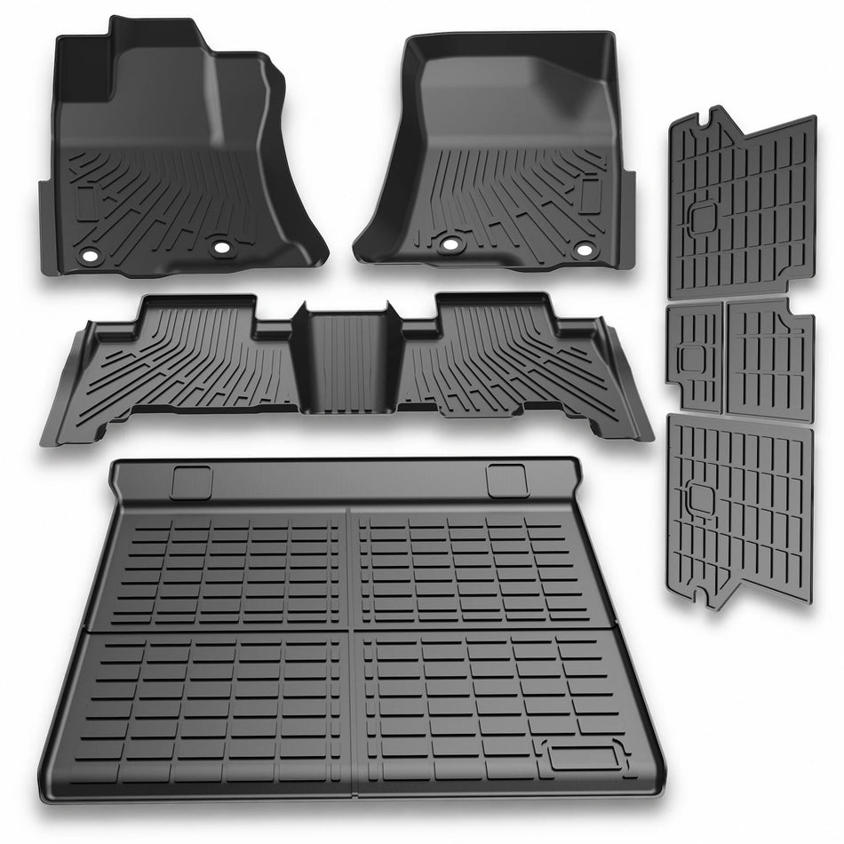 2013-2024 Toyota 4Runner Floor Mats & Cargo Liner, 5-Seat Only | BDFHYK