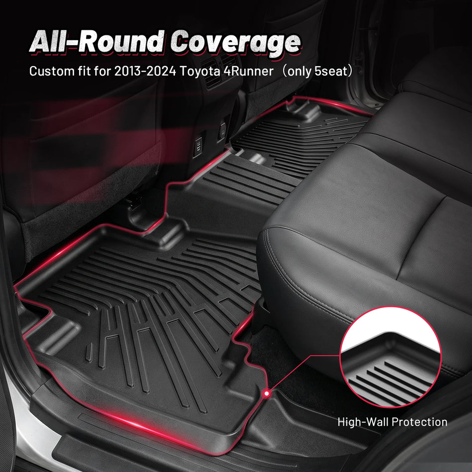2013-2024 Toyota 4Runner Floor Mats & Cargo Liner, 5-Seat Only | BDFHYK