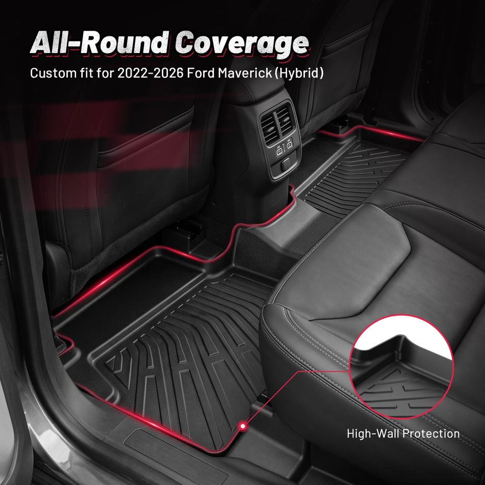 2022-2026 Ford Maverick Floor Mats, Hybrid Models Only | BDFHYK