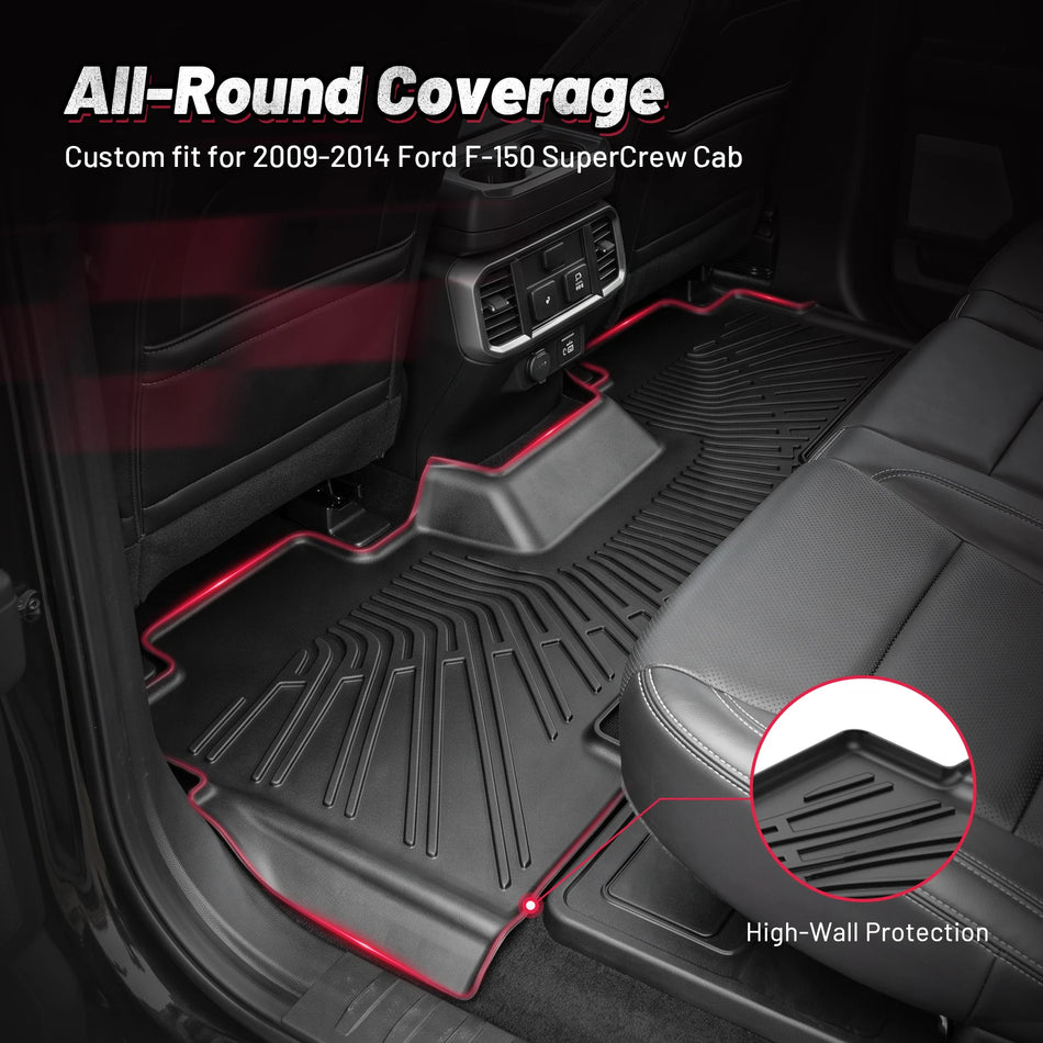 2009-2014 Ford F-150 SuperCrew Floor Mats | BDFHYK