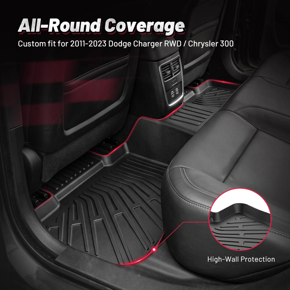 2011-2023 Dodge Charger RWD & Chrysler 300 Floor Mats | BDFHYK