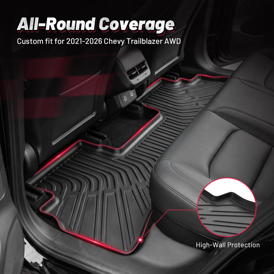 2021-2026 Chevy Trailblazer AWD Floor Mats & Cargo Liner | BDFHYK