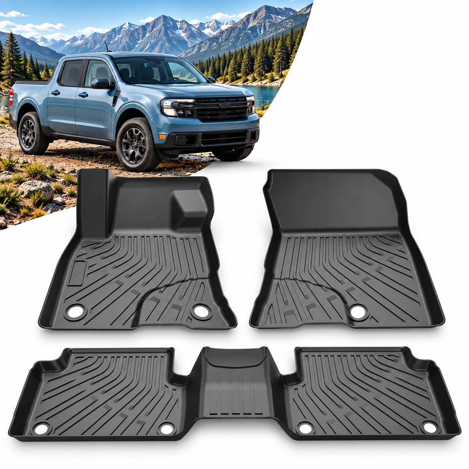 BDFHYK Ford Maverick gas floor mats for 2022-2026 gas models