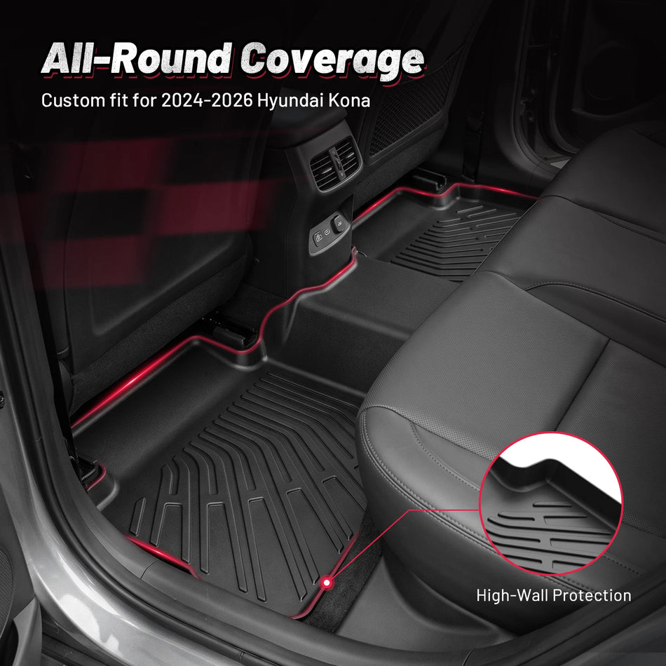 2024-2026 Hyundai Kona Floor Mats & Cargo Liner | BDFHYK