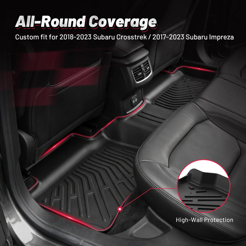 2018-2023 Subaru Crosstrek & 2017-2023 Impreza Floor Mats | BDFHYK