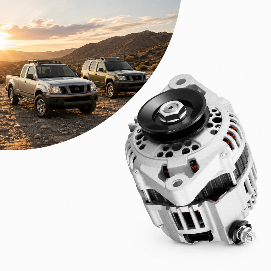 Alternator for Nissan Frontier 1998-2004, Nissan Xterra 2000-2004 2.4L L4 Replace 13778, AH10062, 23100-3S500  | BDFHYK