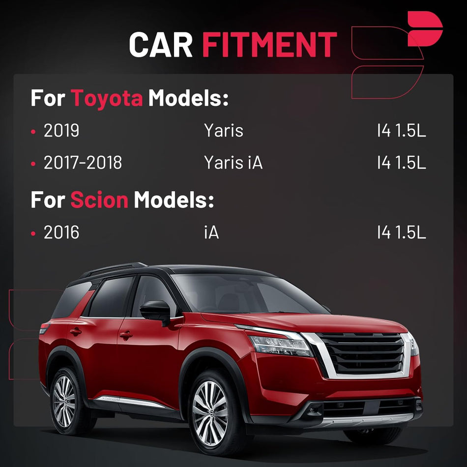 BDFHYK Ignition Coil Packs Compatible with Toyota 2019 Yaris, 2017-2018 Yaris iA,Compatible with 2016 Scion iA l4 1.5L Coil for UF822 P51R18100 90118-WB460 Set of 4