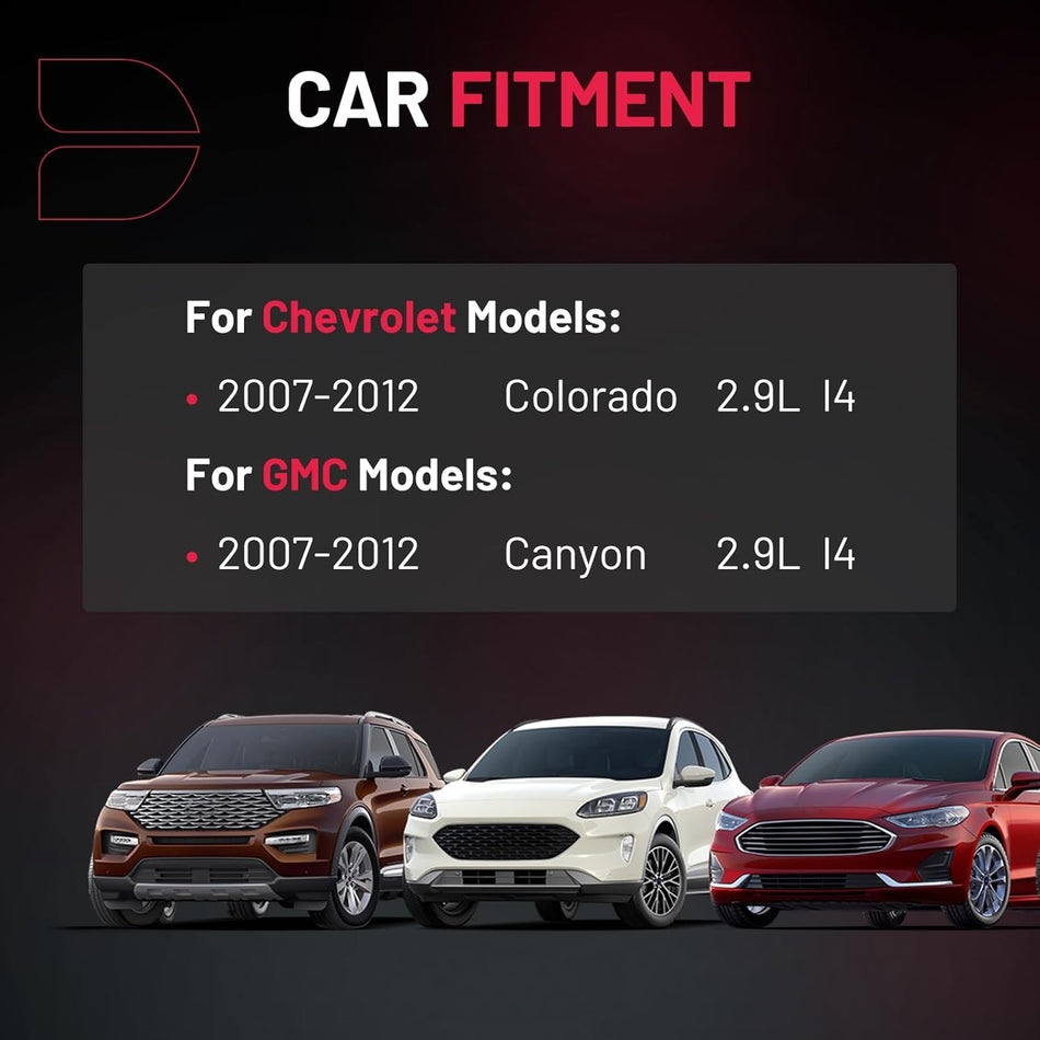 BDFHYK 4 Ignition Coil Pack UF497 and 4 Iridium Spark Plug 5019 Compatible with Chevy 2007-2012 Colorado 2.9L l4; Compatible with GMC 2007-2012 Canyon 2.9L l4 Coil for 12629472 C1558