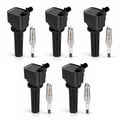 BDFHYK 5 Ignition Coil UF497 and 5 Iridium Spark Plug 5019 For Chevrolet Colorado, GMC Canyon, Hummer H3 H3T 3.7L l5