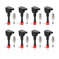 BDFHYK 8 Ignition Coil UF374 and 8 Iridium Spark Plug 5325 For Honda 2003-2005 Civic, 2006-2011 Civic 1.3L l4
