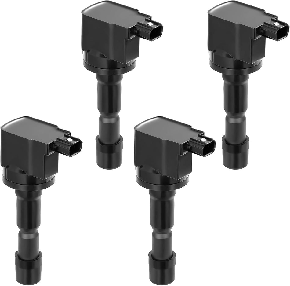 BDFHYK Ignition Coil Packs Compatible with Honda 2010-2016 City 1.5L l4, 2011-2016 CR-Z 1.5L l4, 2009-2014 Fit 1.5L l4,Coil for 30520RB0003 30520RB0013 30520RB0S01 UF-626 GN10547 Set of 4