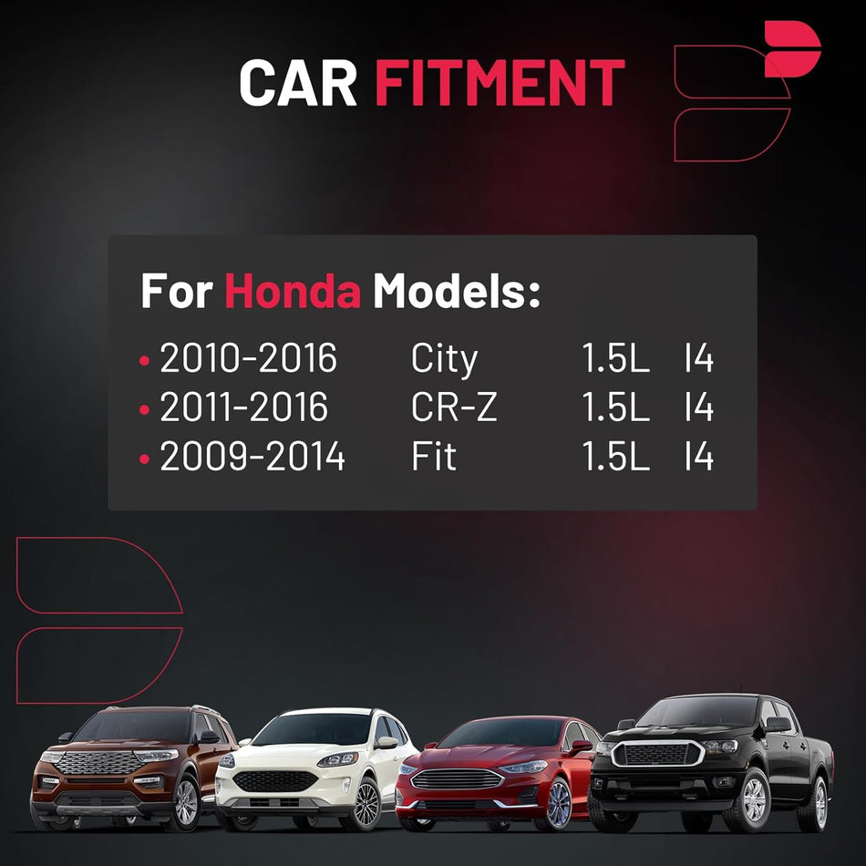 BDFHYK Ignition Coil Packs Compatible with Honda 2010-2016 City 1.5L l4, 2011-2016 CR-Z 1.5L l4, 2009-2014 Fit 1.5L l4,Coil for 30520RB0003 30520RB0013 30520RB0S01 UF-626 GN10547 Set of 4