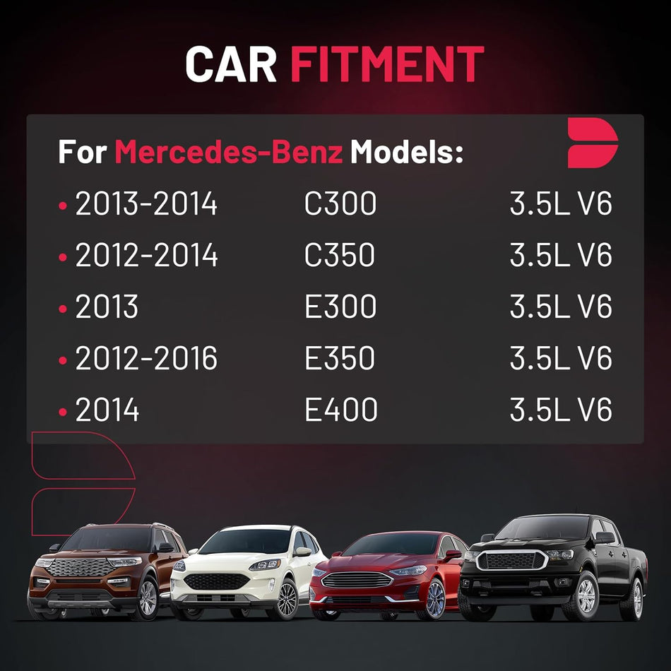 6 Ignition Coil UF741 and 6 Iridium Spark Plug 95875 for Mercedes-Benz C300 2013–2014, C350 2012–2014