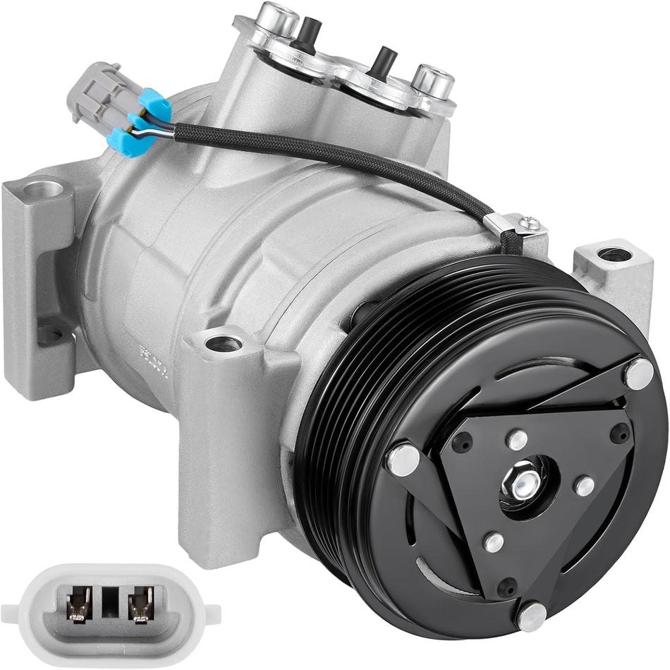 BDFHYK A/C Compressor with Clutch 60-02144NA For Kenworth C500, K270, K370, T170, T270, T370, T400, T2000, T300, T600A, T800, W900, K300, K100E, Peterbilt 320, 385