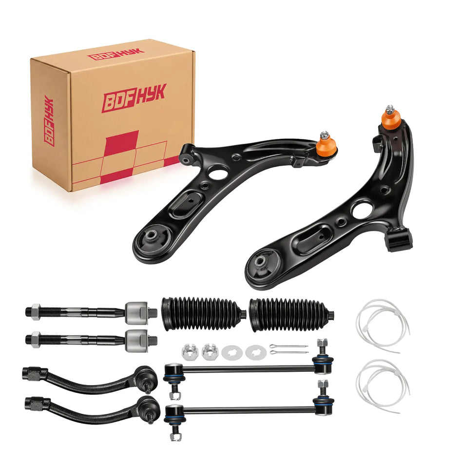 BDFHYK Front Control Arm Repair Kit (10PCS) with Ball Joints For 2011-2017 Elantra GT, 2012-2017 Hyundai Veloster