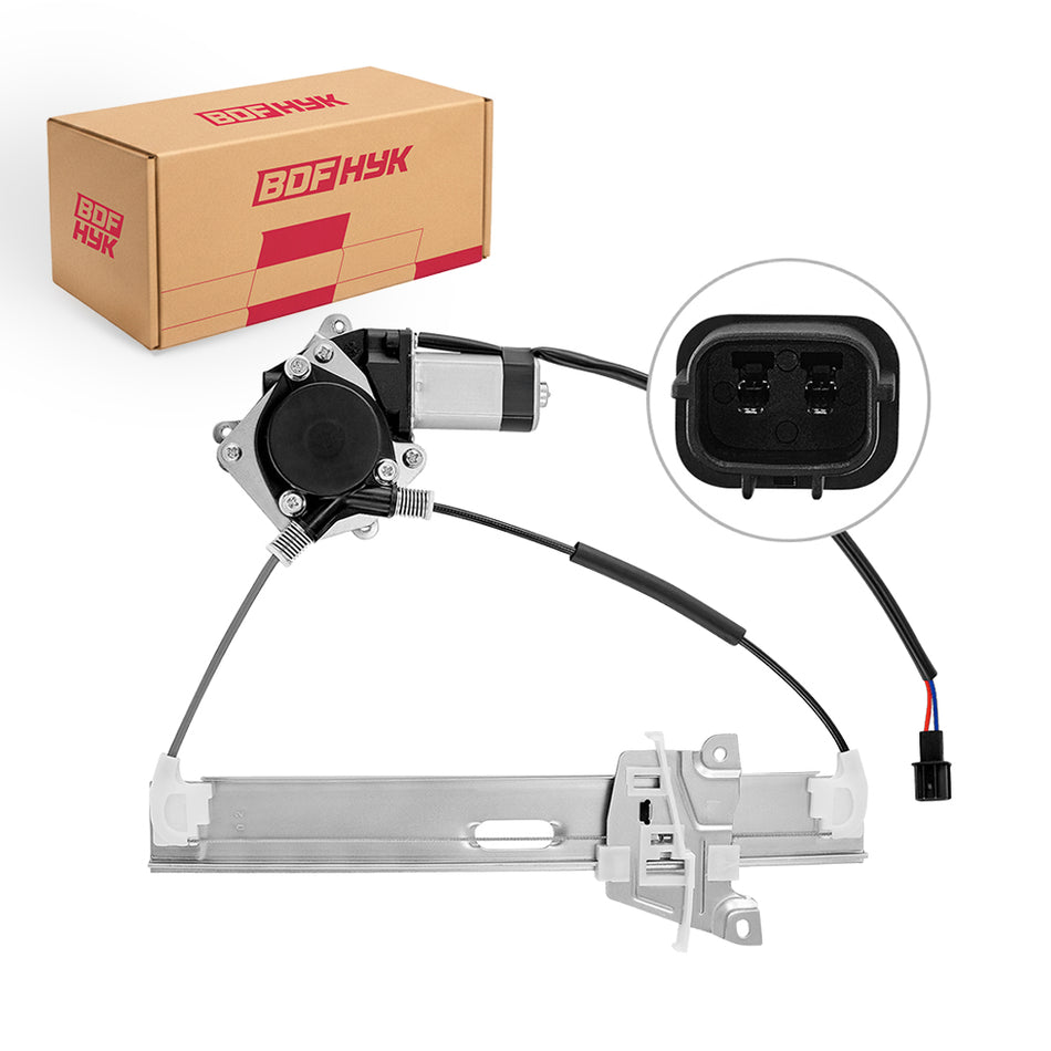BDFHYK 751-712 Window Regulator with Motor Rear Left for 2008-2012 Ford Escape/Mazda Tribute/Mercury Mariner