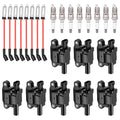 Ignition Coil UF743 and Spark Plugs 41-962 with Wire Set 748UU for 2015-2021 Chevrolet Express 2500/Express 3500 4.3L V6 | BDFHYK