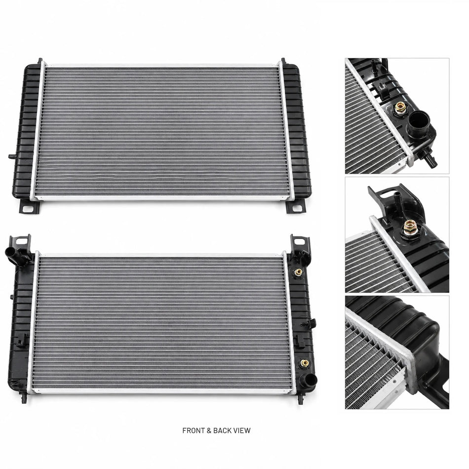 Radiator for Chevy Silverado 1500 1999-2013, Sierra 1500 1999-2013, Tahoe Suburban Yukon Escalade 2000-2014, Replace CU2423 15193108, Aluminum Core BDFHYK