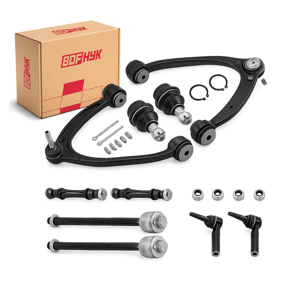 BDFHYK Front Steering & Suspension Kit (10PCS) For 2007-2014 Cadillac Escalade ESV/EXT, Chevrolet Silverado 1500, GMC Sierra 1500 (10PCS)