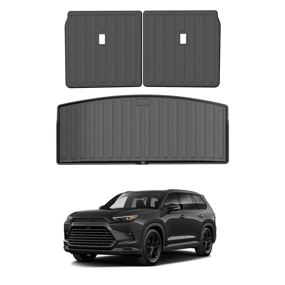 Cargo Mat w/ Backrest Covers for 2020-2026 Ford Explorer 6/7 Seats ST Platinum | BDFHYK