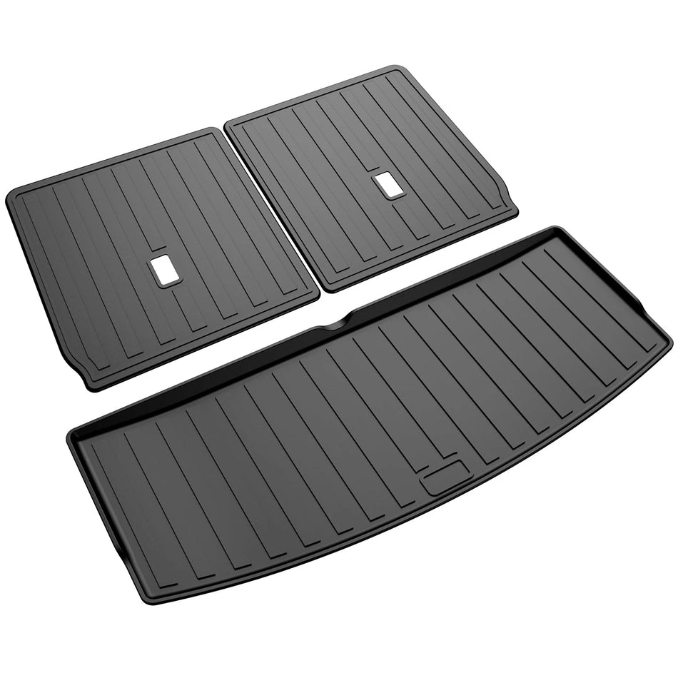 Cargo Mat w/ Backrest Covers for 2020-2026 Ford Explorer 6/7 Seats ST Platinum | BDFHYK