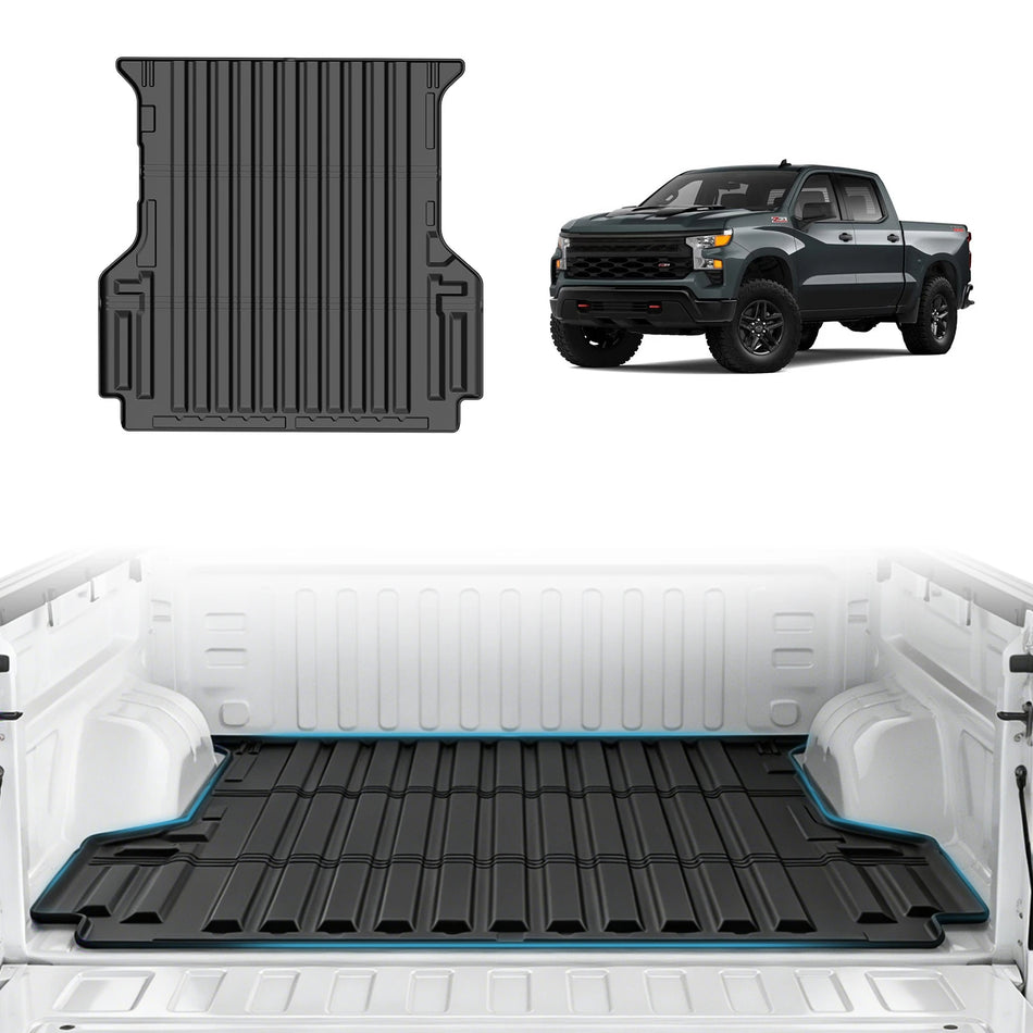 2024-2026 Ford Ranger 5FT Truck Bed Mat, Custom-Fit TPE Cargo Liner | BDFHYK
